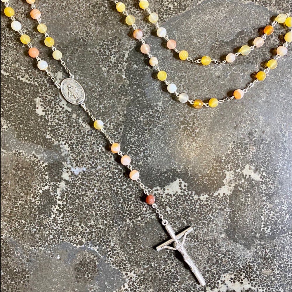 Carnelian Gemstone Rosary